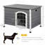 Cage à chien 31 po en forme de L avec cage pour chien