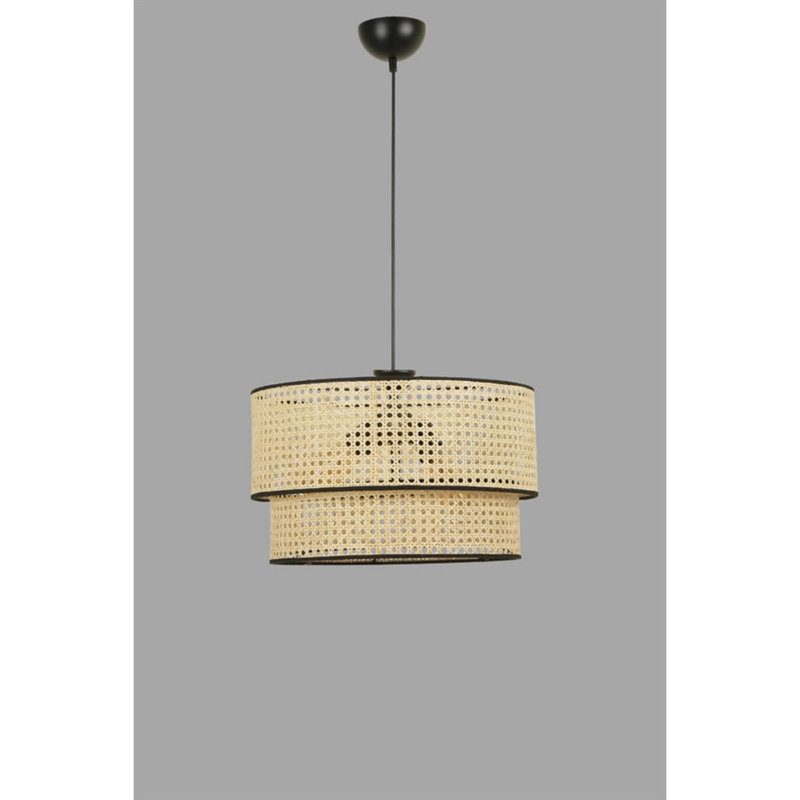 Macathurn 1 - Light Drum Pendant, Beige
