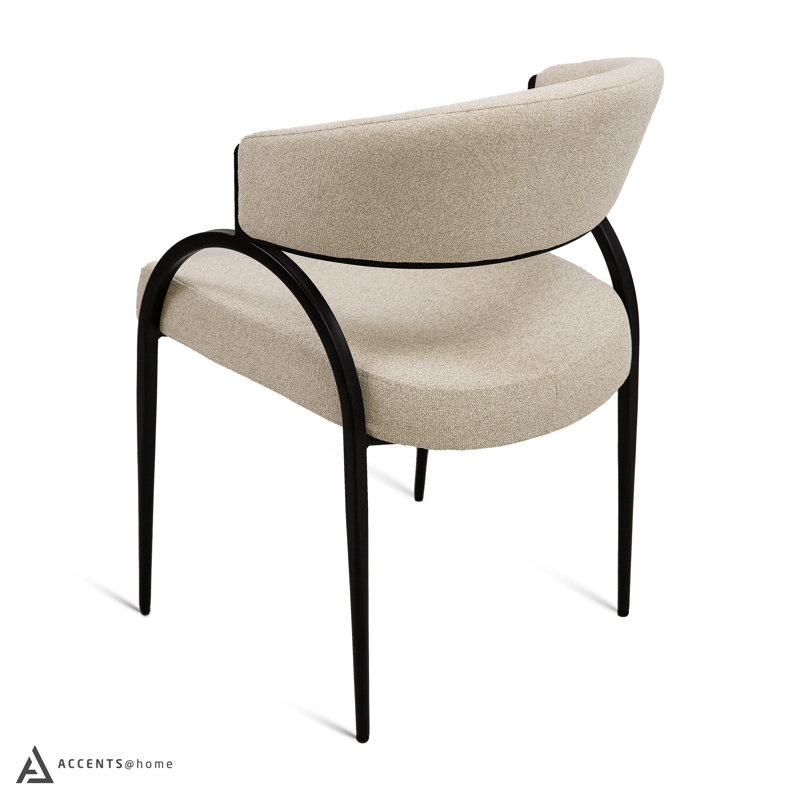 Chaise en tissu de qualité supérieure Kara
