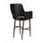Tomlin Upholstered Faux Leather Counter Stool with Steel Frame-88882107