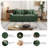 83.9-Inch Modular Sectional In Chenille Fabric-2027211940