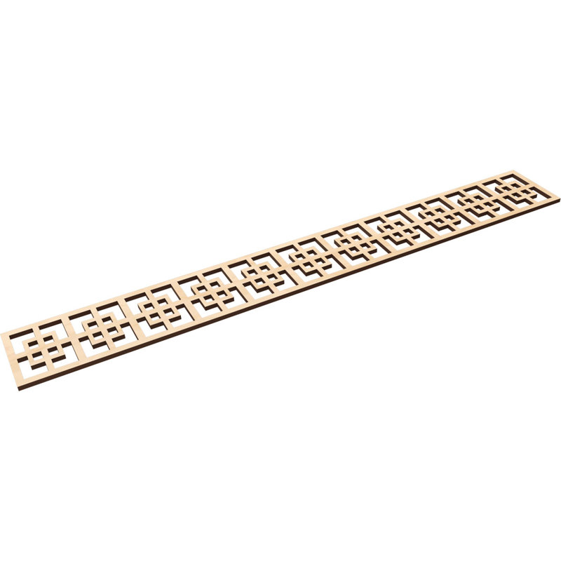 Moulure de chantournage Cambridge, H 6 po x l 46,5 po x P 0,375 po, Bouleau