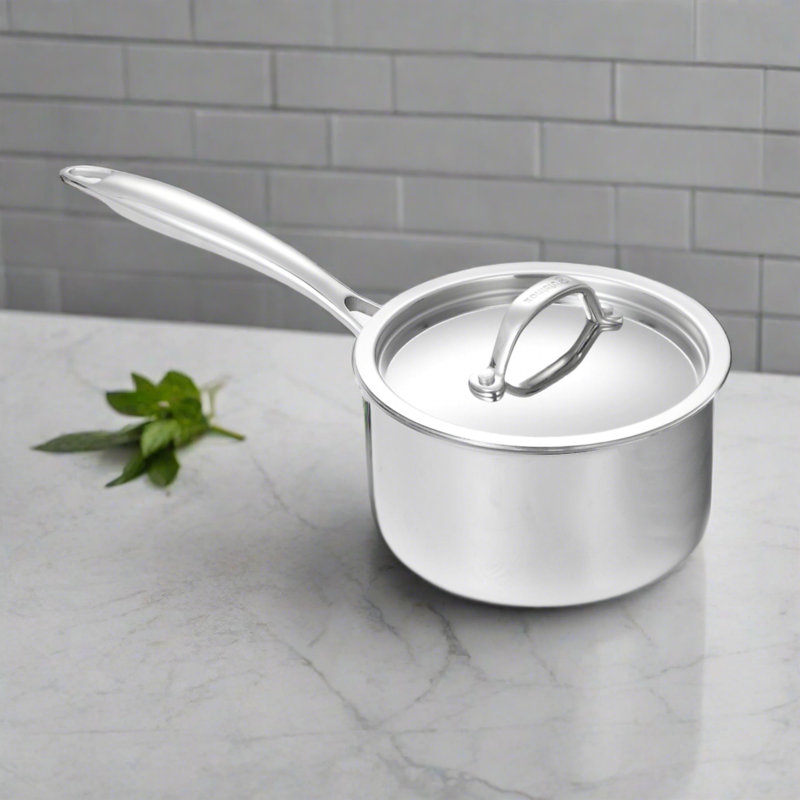 Super Elite Stainless Steel Saucepan, 2.07 Quarts