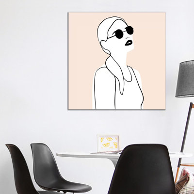 Femme by Blek Prints - Wrapped Canvas Print