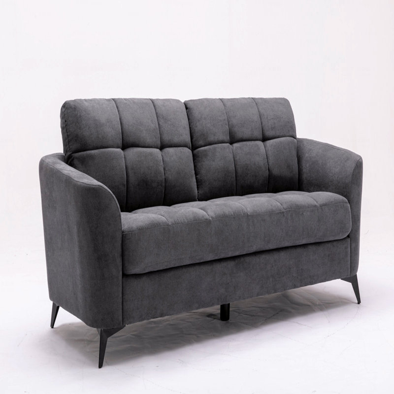 Canapé en tissu 79 po, Gris