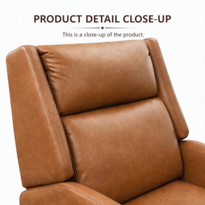 Fauteuil inclinable moderne du milieu du siècle avec dossier inclinable, revêtement en lin texturé et pieds fuselés pour un confort et un style optimaux dans les salons
