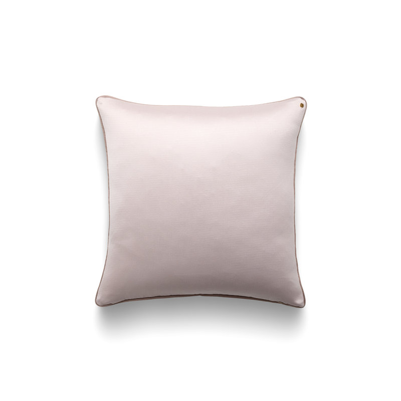 Silk Road Solid Kutnu Pillow, Stone