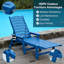Chaise longue d'extérieur avec dossier réglable à 4 positions-765309255
