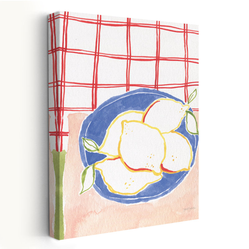 Casual And Preppy Simple Lemons, 24" H x 16" W