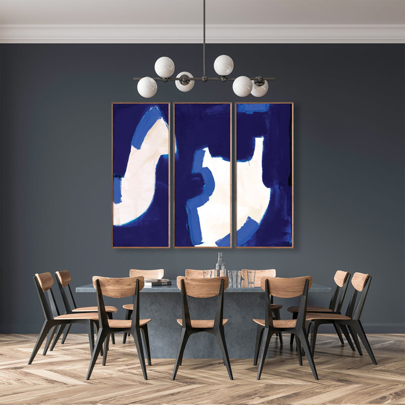 Majorca Triptych Framed Painting