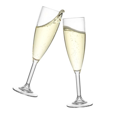 LAY-Z-SPA POLYCARBONATE CHAMPAGNE FLUTE