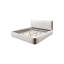 Lit plateforme beige bouclé King Size
