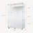 Tempered Glass Display Cabinet,Wine Cabinet,Storage Cabinet,File Cabinet,With Bluetooth LED Light Strip,Adjustable Floor Feet,Suitable For Uneven Ground,Can Be Placed Anywhere