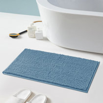 bing Blue) extra-morbido Peluche vasca doccia Bagno Tappeto, addensante  Shaggy Tub Mat Carpet, Super assorbente