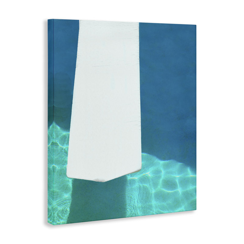 «Summer Diving Board», art mural par Lisa Hill Saghini, H 30 po x l 24 po