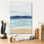 «Watercolor Ocean Horizon 2» par Annie Warren, art mural sur toile