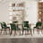 Modern Upholstered Dining Chair Side Chair with Wooden Legs-546438305