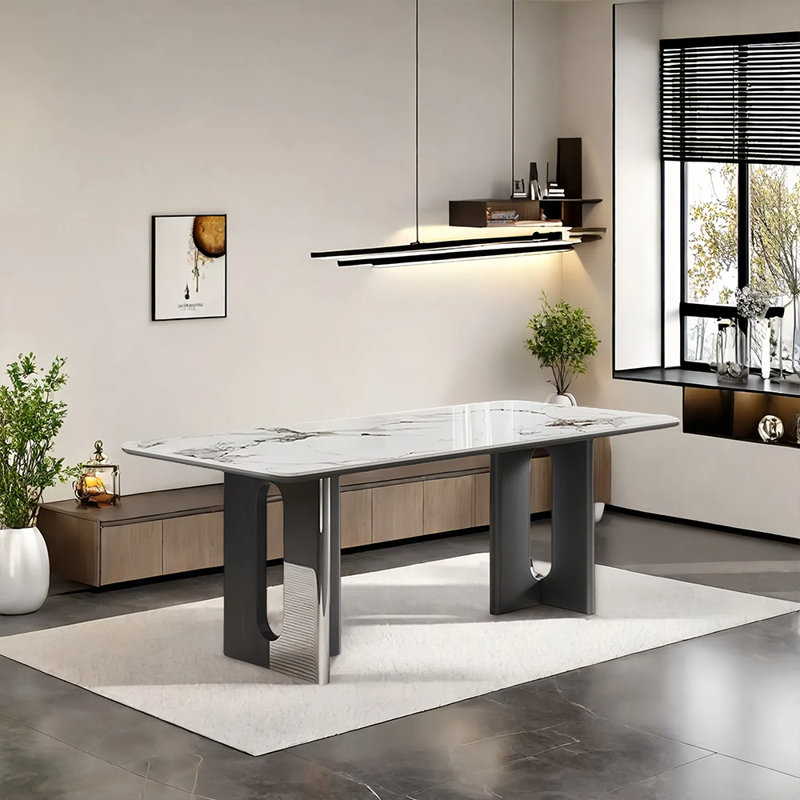 Table de salle à manger simple, H 29,52 po x L 70,86 po x l 35,43 po