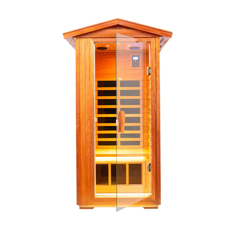 Sauna extérieur infrarouge lointain à une personne