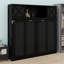 Lit escamotable peu encombrant avec armoires de rangement-1464277765
