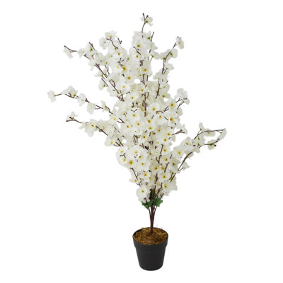 95cm Faux Wintersweet Plant in Planter
