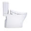 TOTO® WASHLET®+ Aquia® IV Two-Piece Elongated Universal Height Dual Flush 1.28 and 0.9 GPF Toilet and WASHLET S5 Bidet Seat, Cotton White - MW4463446CEMFGN#01