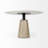 Thomas 48'' Genuine Marble Pedestal Dining Table-1653700577