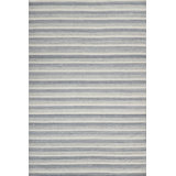 Textures Wool Striped Area Rug in Gray