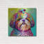 «Rainbow Shih Tzu» par Dean Russo, art mural en métal-303692780