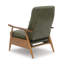 Fauteuil inclinable avec accoudoirs en bois Imona - vert fougère - ensemble de 2-1003669667