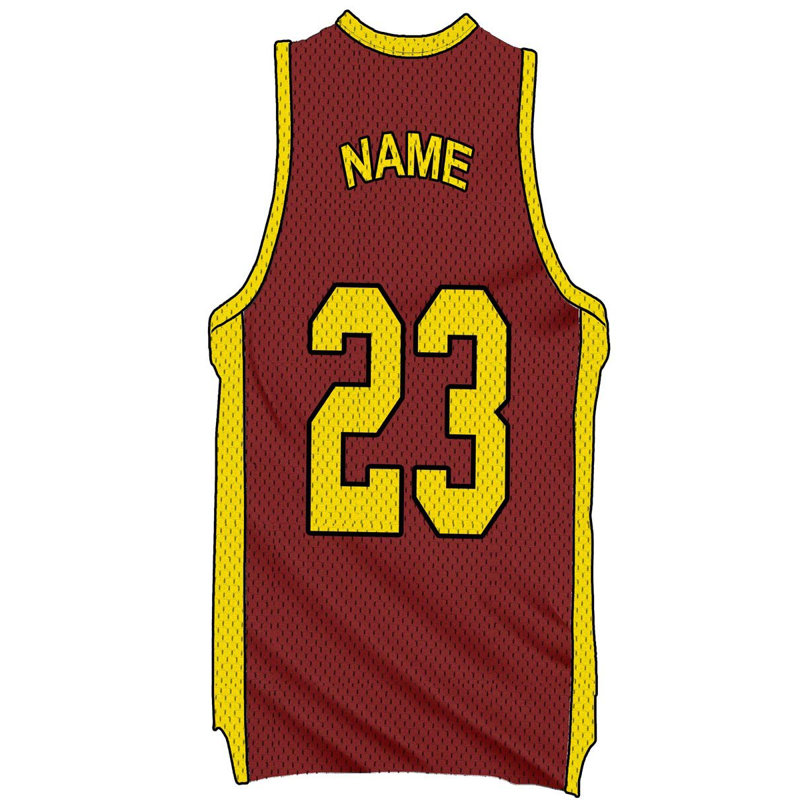 Adhésif décoratif Basketball Jersey, H 24 po x l 12 po, Marron