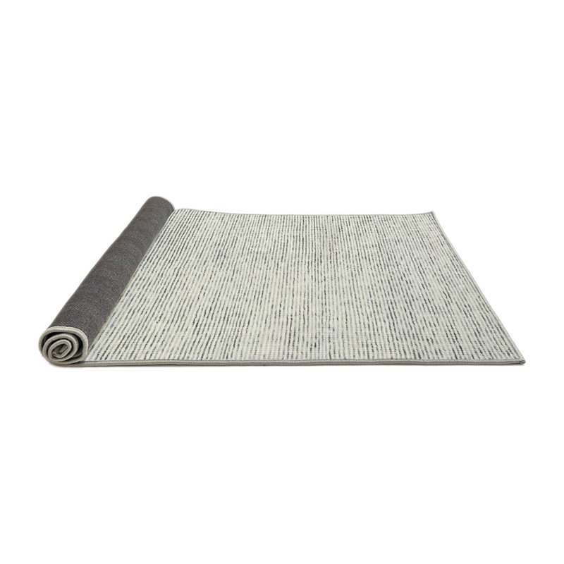 Tapis gris zone contemporaine, Rond 6 pi