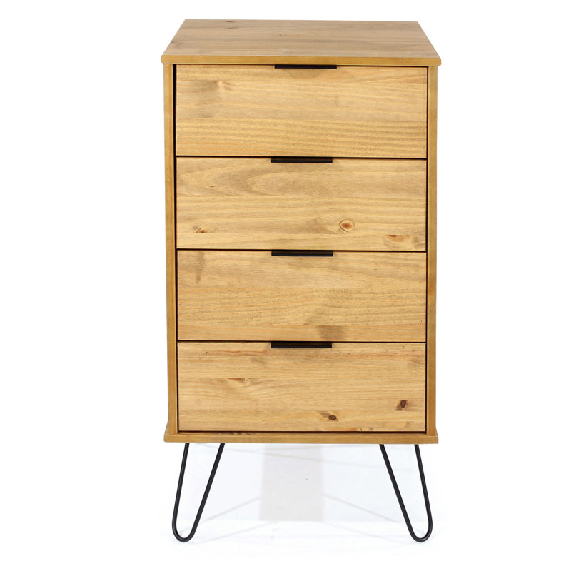 Cashel 4 Drawer Chest, industrial design
