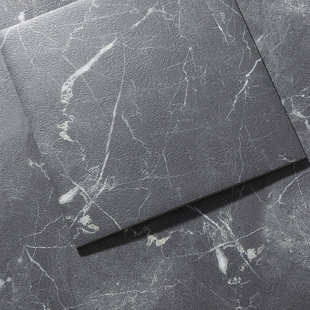 FLYFISH 12" x 12" Peel and Stick Floor Tiles, 1.2 mm Thick Vinyl Flooring, 30 Tiles