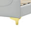 Base de lit tapissier pour lit grand format gris Pu-16858393-16858395