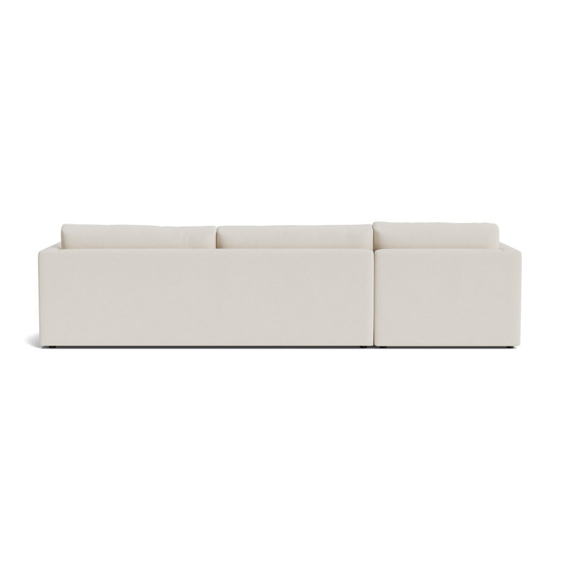 Haywood Left Chaise Sectional, Performance Boucle - Cream