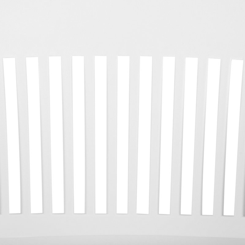 Pringle 44cm H Slat Back Armchair, White