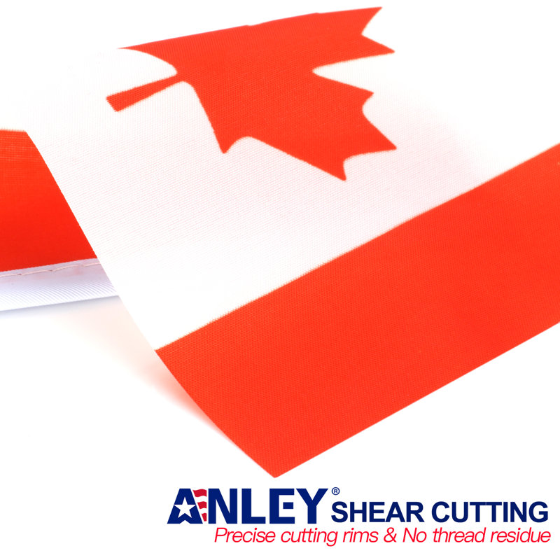 Canada Deluxe Desk Flag Set  Polyester 4 x 6 in. Flag Set