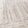 Sugna Geometric Criss Cross Beige Area Rug