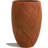 Rust Color Large Cement Planter with Weave Design-1435283423