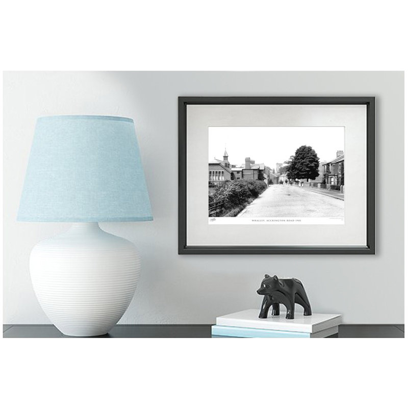 Whalley, Accrington Road 1901 - Single Picture Frame Print, 28cm H x 36cm W x 2.3cm D