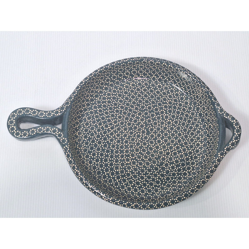 8" Baltic Blue Clay Frying Pan