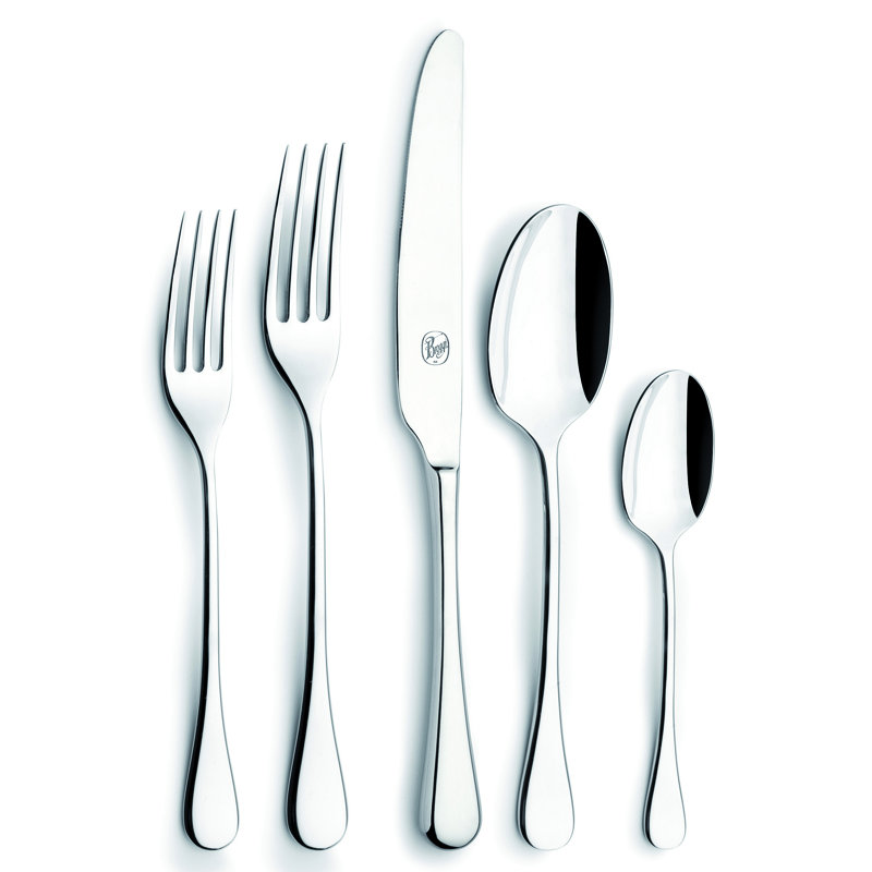 Canto 5 - Piece Stainless Steel Flatware Set - Service for 1