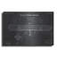 «Navigable Balloon Blueprint Vernis Chalkboard», art mural en métal-426507230