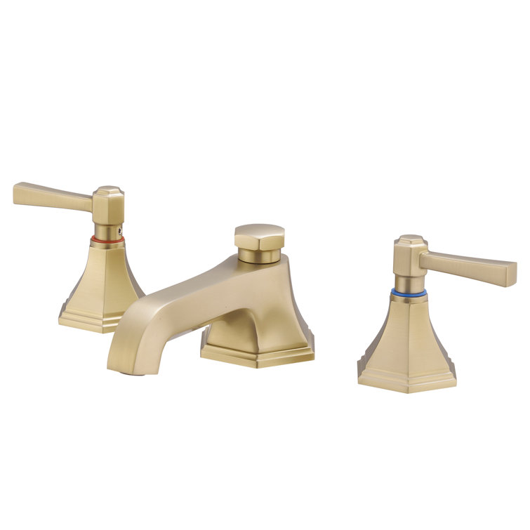 Widespread 2-handle Bathroom Faucet with Drain Assembly