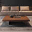 Table basse carrée moderne et minimaliste-128965029