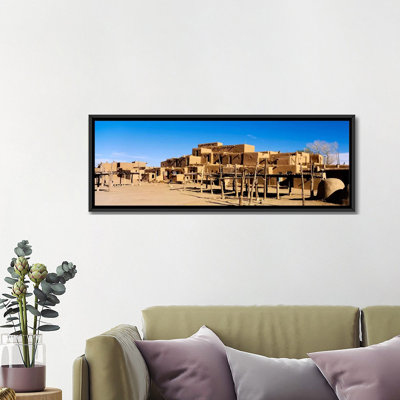 «Taos Pueblo, Taos County, New Mexico, USA», reproduction de photo sur toile