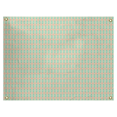 Tapisserie «Avicia Lined Diamonds» par Katelyn Elizabeth