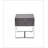 Gray Oak And Chrome Finish End Table