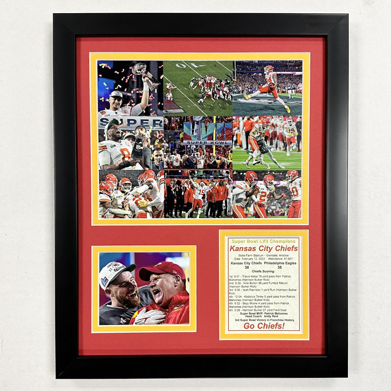 «Kansas City Chiefs 2022», art graphique encadré
